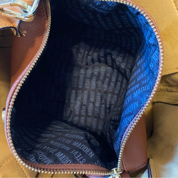 Steve Madden Yellow/Brown Hand Bag Mustard - Picture 6 of 9